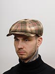 Кепка WIGENS арт. 101990 NEWSBOY CLASSIC CAP (оливковый / бордовый)